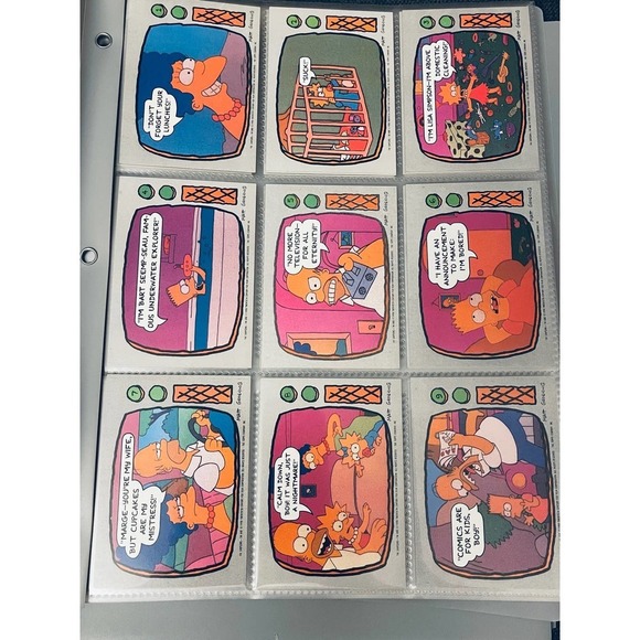 NEW - 1990 The Simpsons Topps Trading Cards - Complete Set - Picture 10 of 10